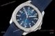 Swiss Quality Replica Patek Philippe Aquanaut 8215 Watch Diamond Bezel Blue Rubber Strap (2)_th.jpg